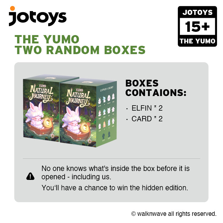 Two Random boxes of YUMO the Natural Journey series