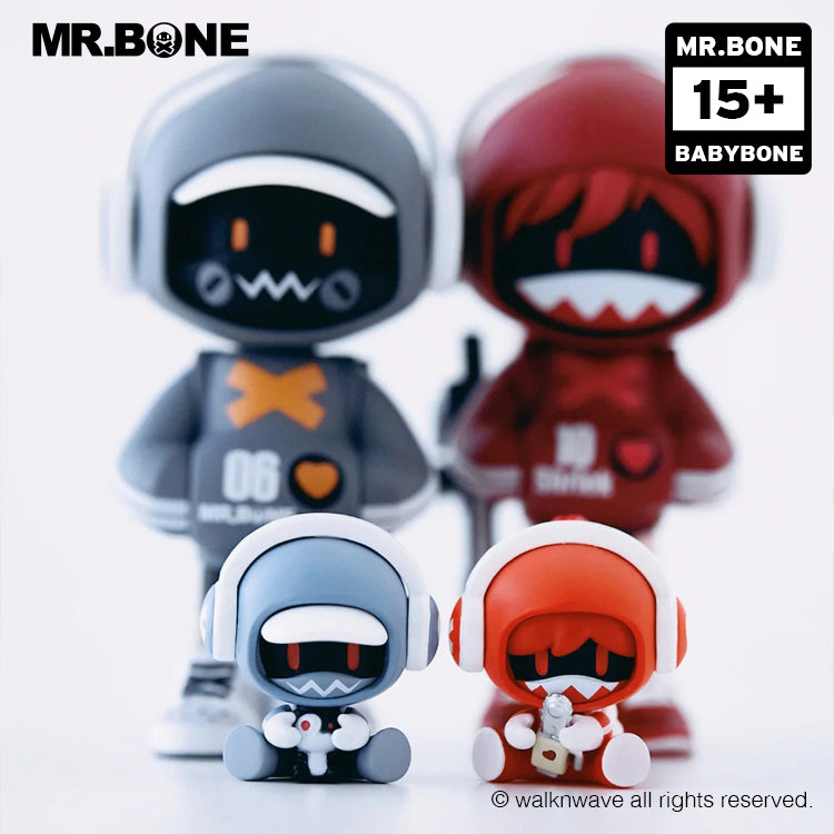 A whole set of Mr.Bone Babybone series