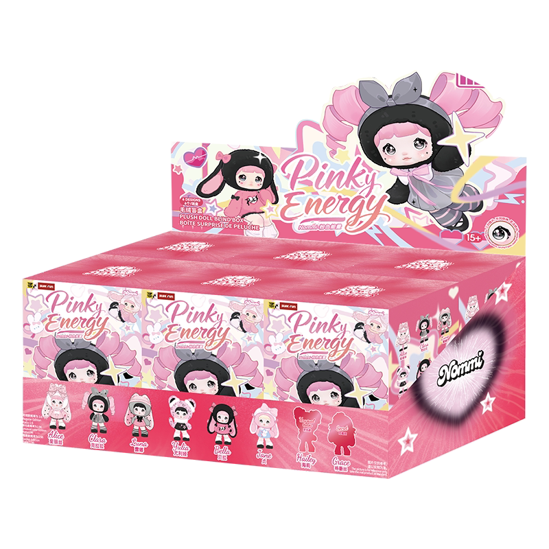 1638. NOMMI Pink Energy Series Plush Blind Box