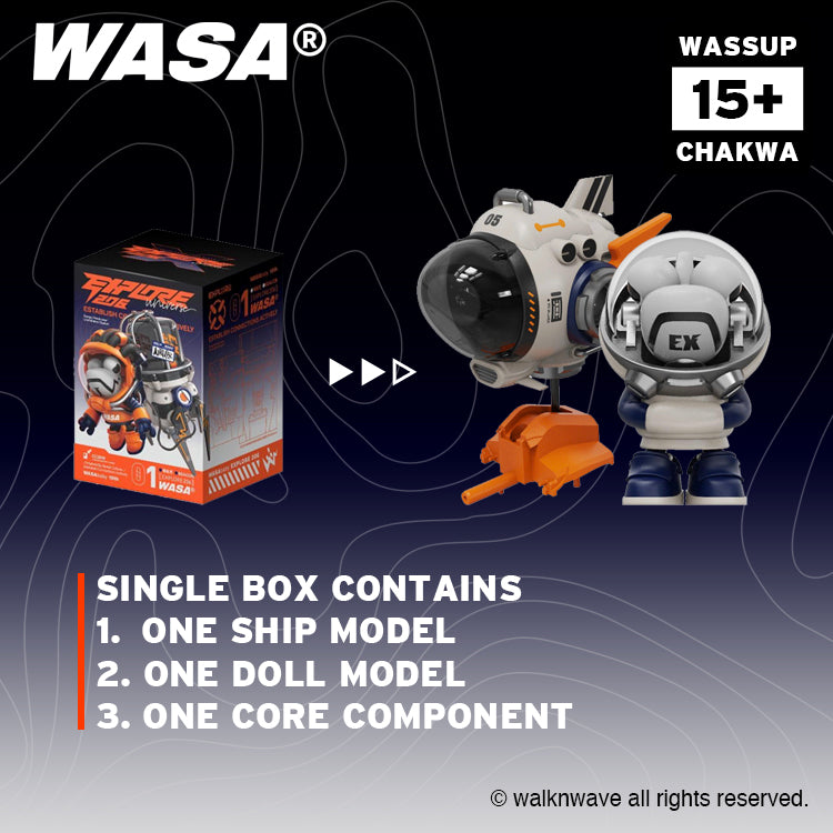 Three ramdon boxes of WASA EXPLORE206 series