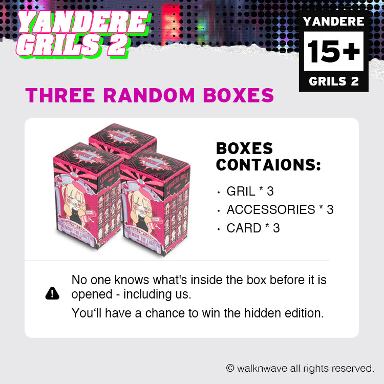 Yandere Grils 2 - three random boxes
