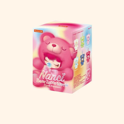 Nanci Bear Inner World Series Collectible Plush Toy, 6+1 Hidden Stuffed Figurine Surprise Blind Selection Item