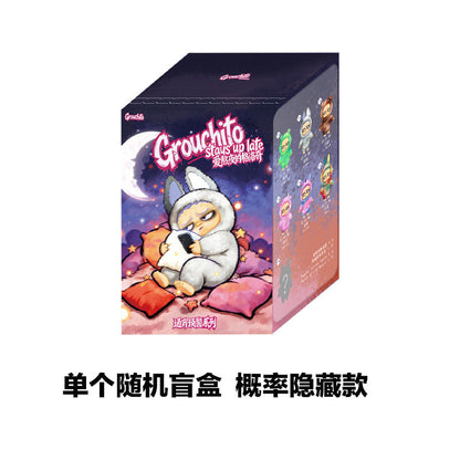 Grouchito Stay Up Late Overnight Alert Plush Blind Box