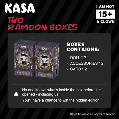Two ramdon boxes of KASA I am not a clown series
