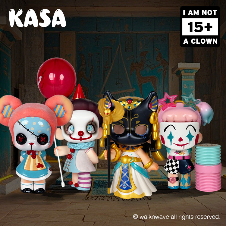 Four ramdon boxes of KASA I am not a clown series