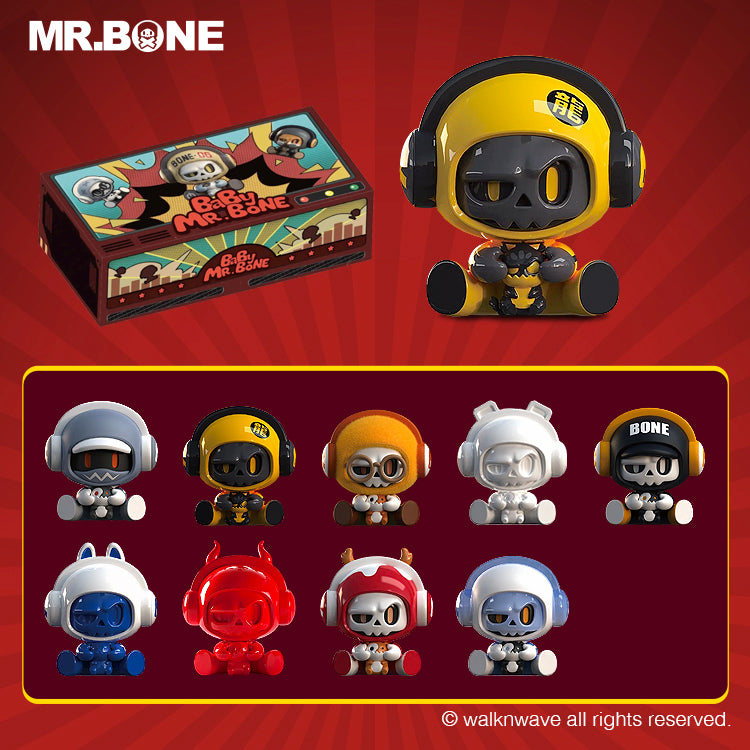 A whole set of Mr.Bone Babybone series