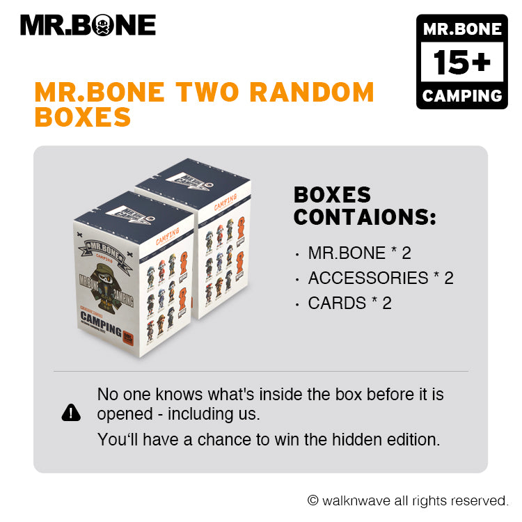Two random boxes of the camping series