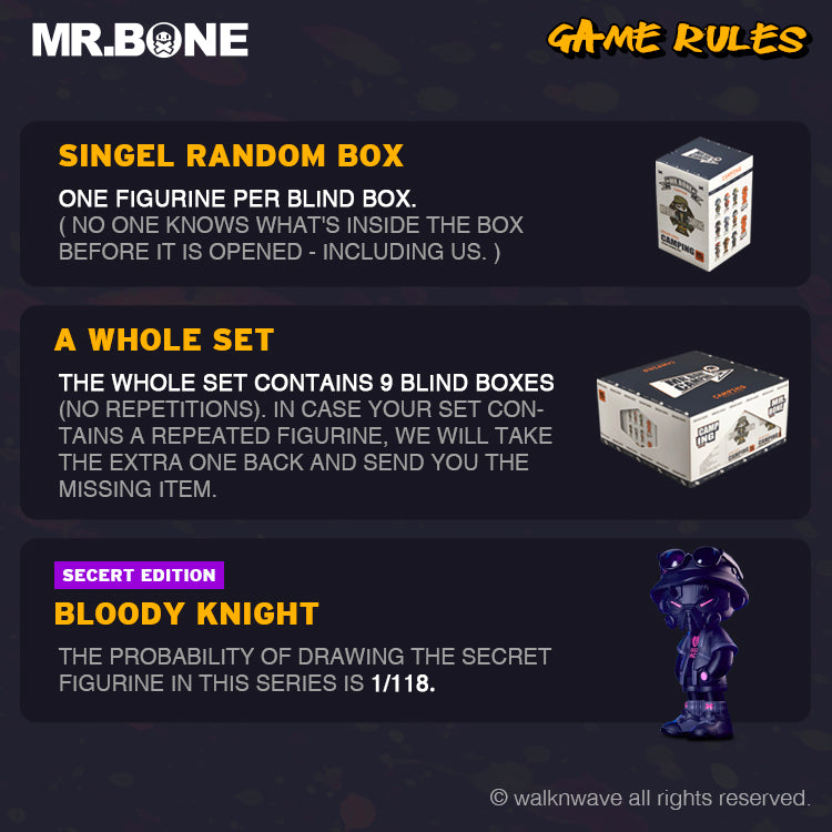 Single random box of the camping series