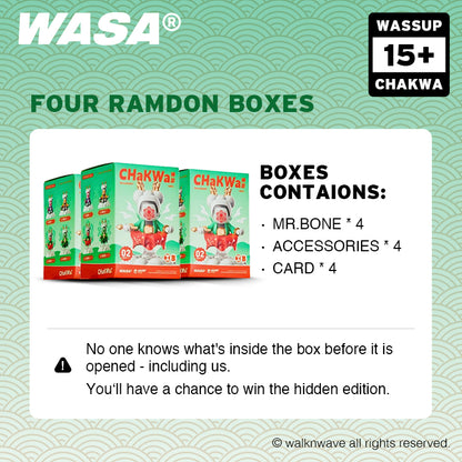 Four random boxes of WASA Chakwa206 series